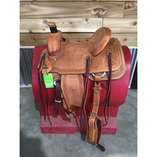 Irvine's 14.5" USA. Roping Saddle