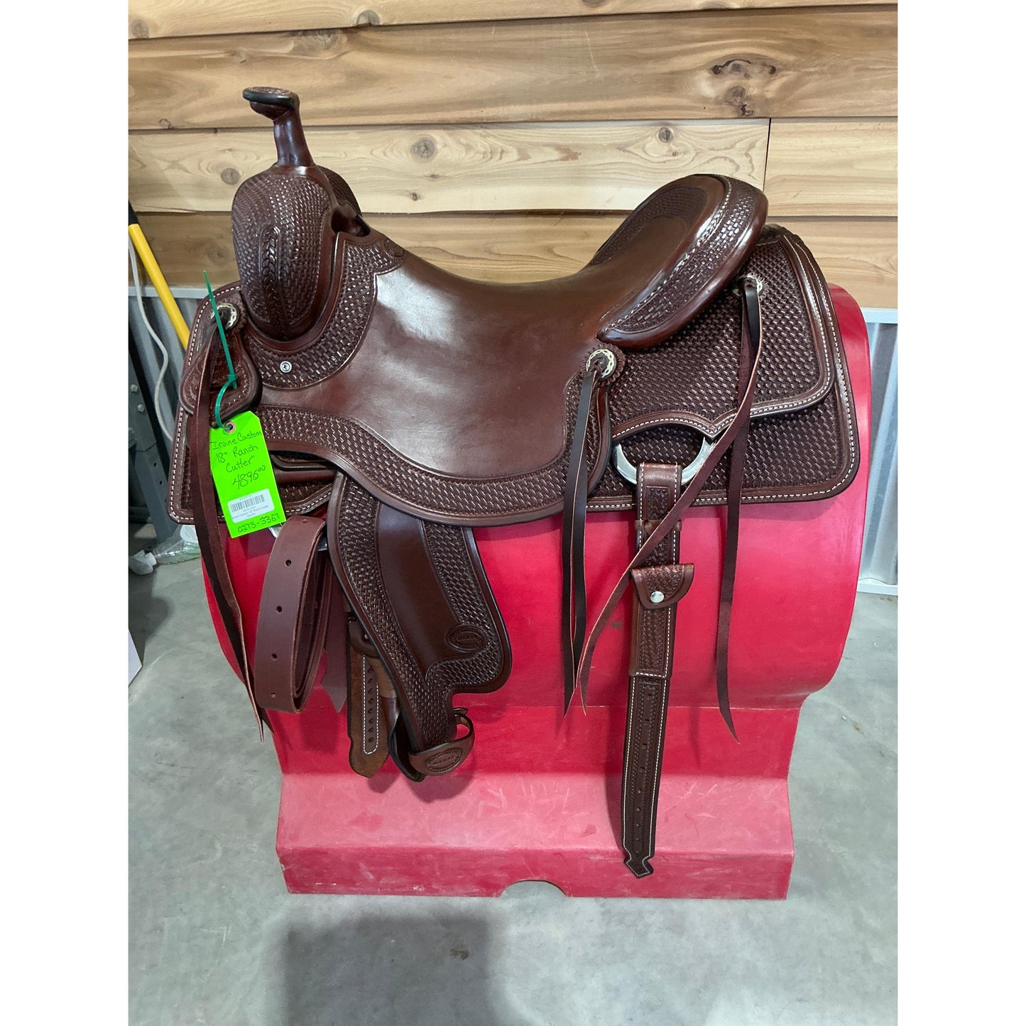 Irvine Custom 18" Ranch Cutter Saddle