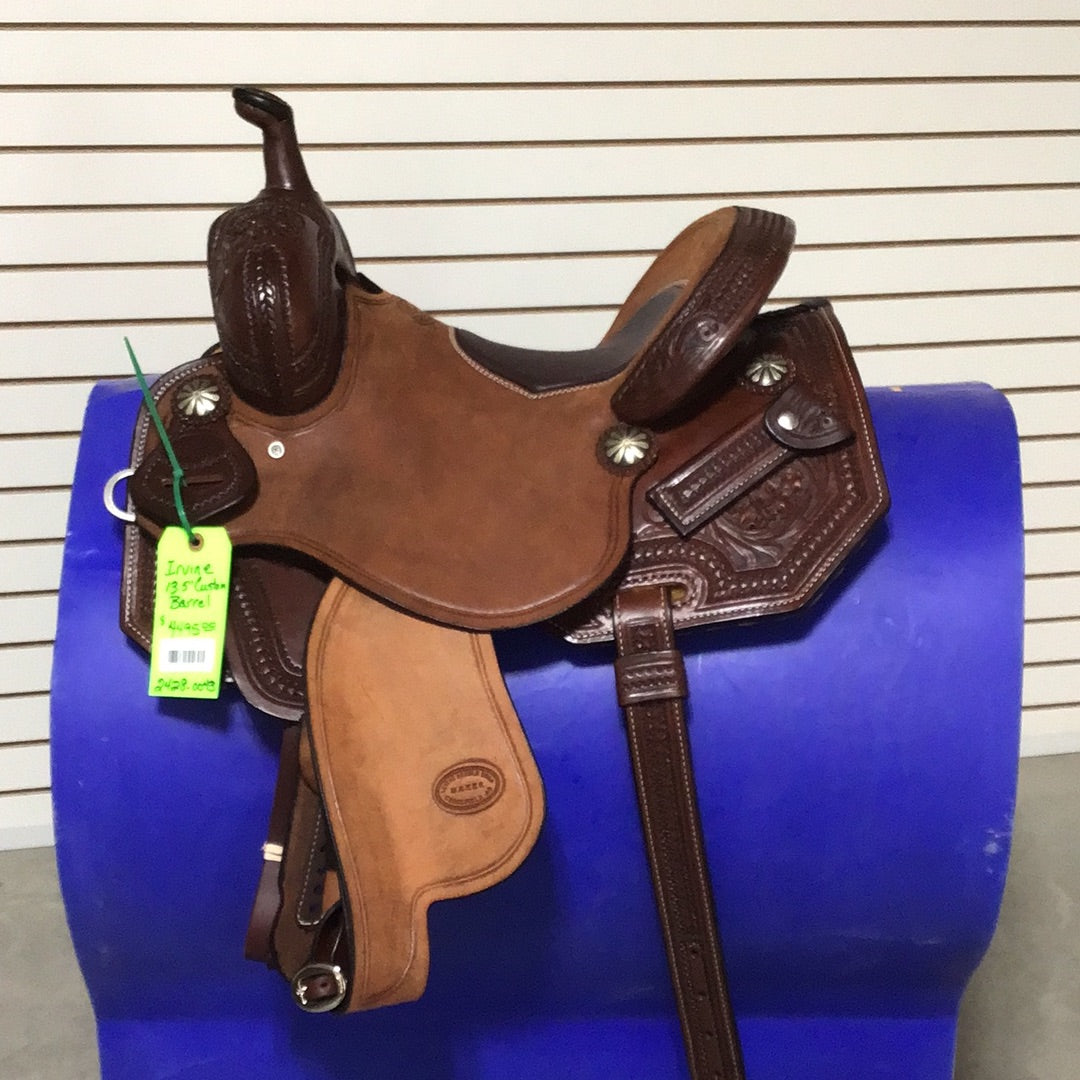 Irvine Custom 13.5" Barrel Saddle