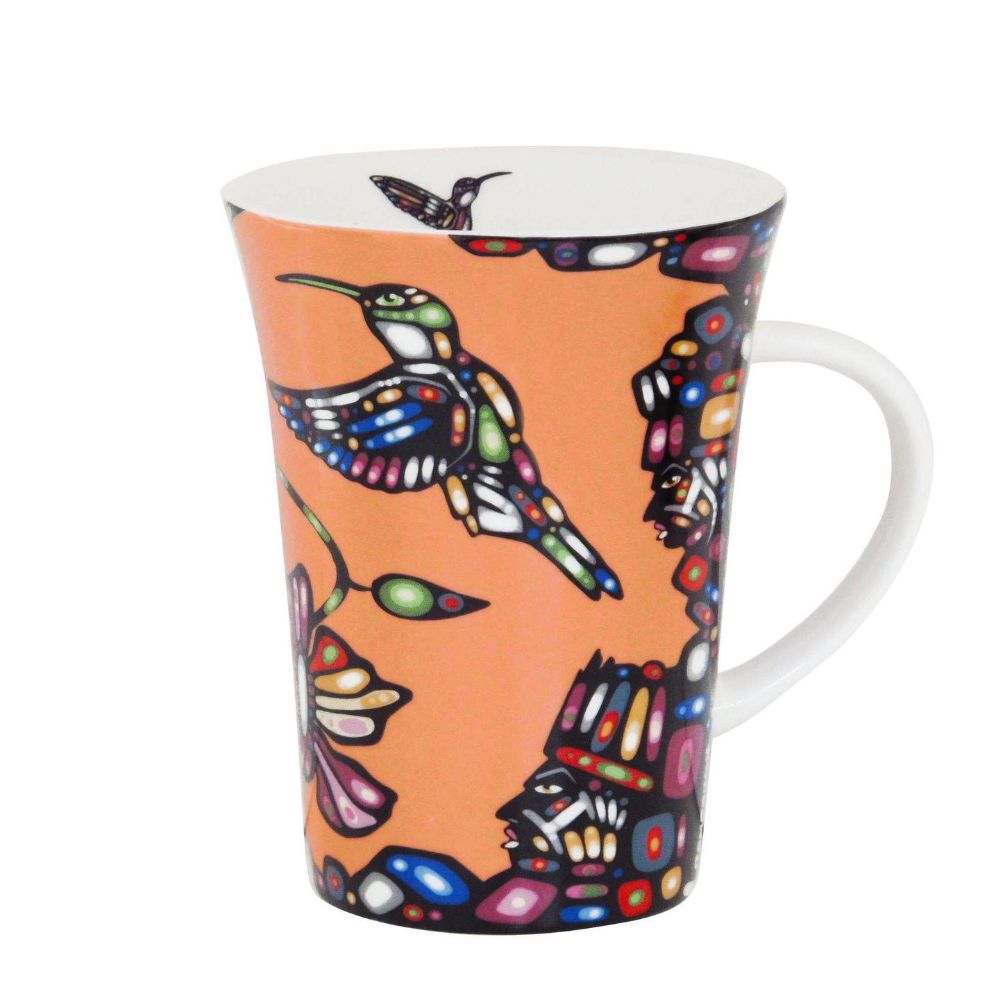 John Rombough Hummingbird  Decal Porcelain Decal Mug- 10 oz