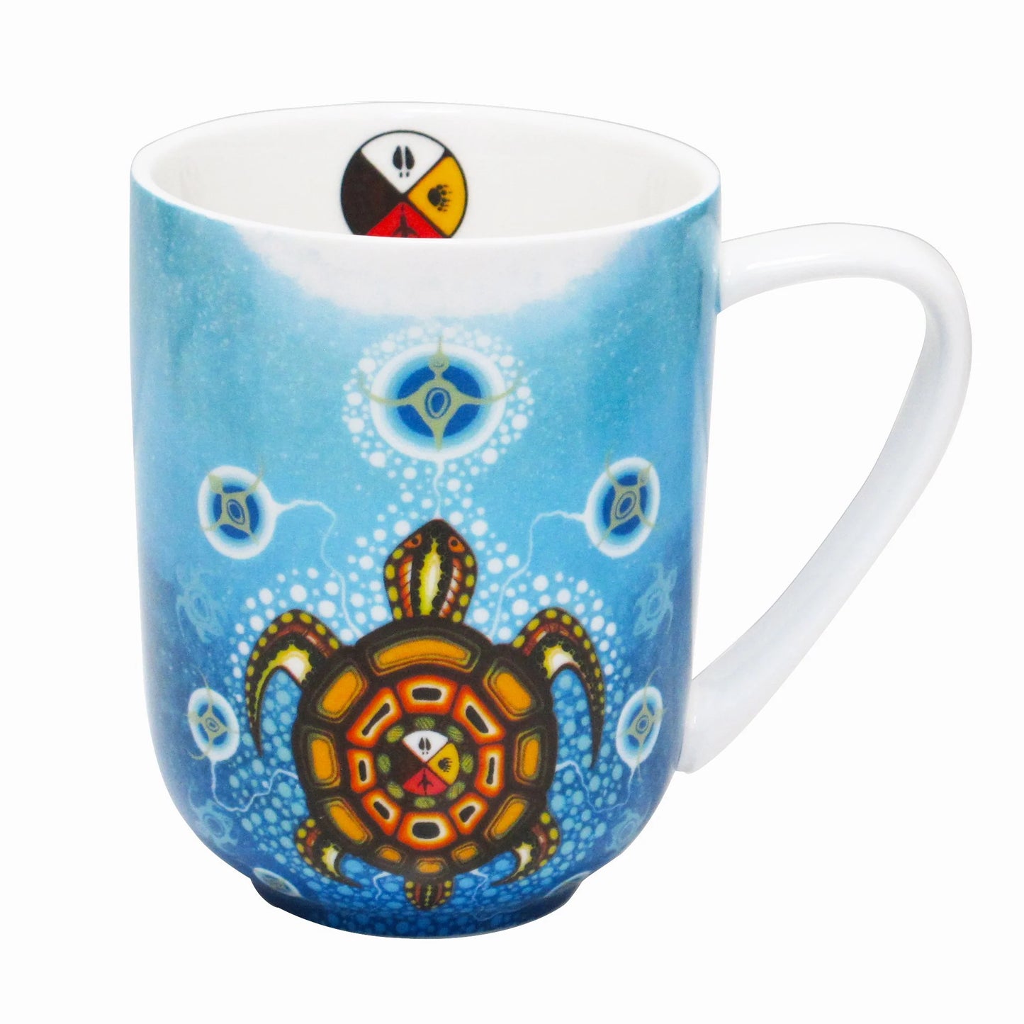 James Jacko Medicine Turtle Porcelain Mug- 10 oz