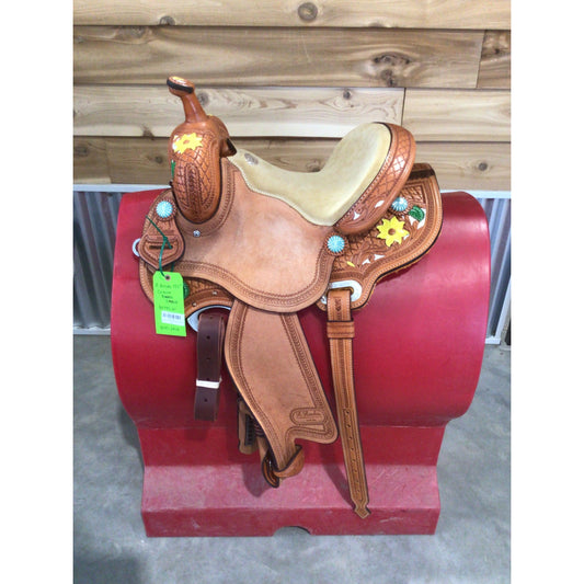 R. Ruelas 13.5" Custom Barrel Saddle
