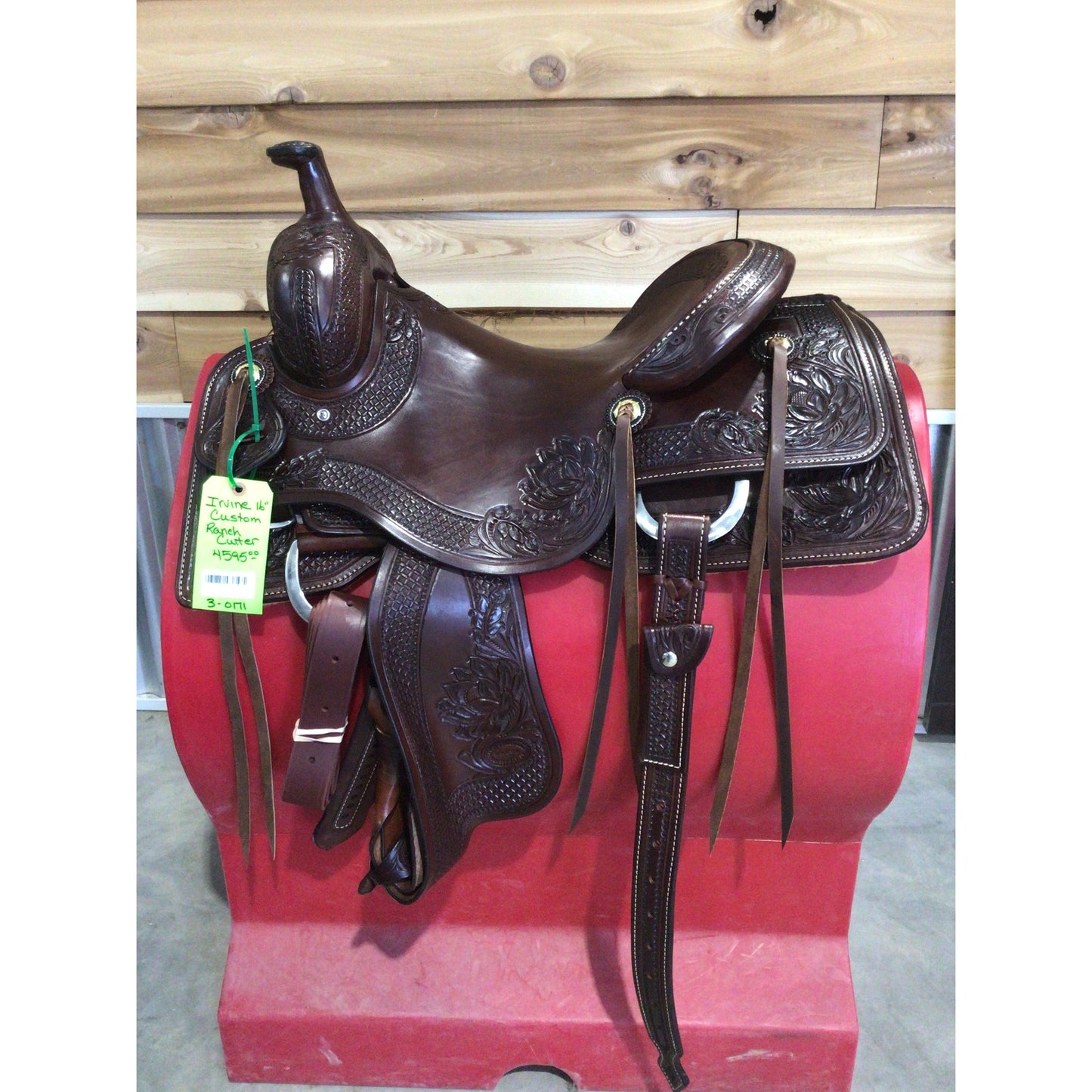 Irvine Custom 16" Ranch Cutting Saddle