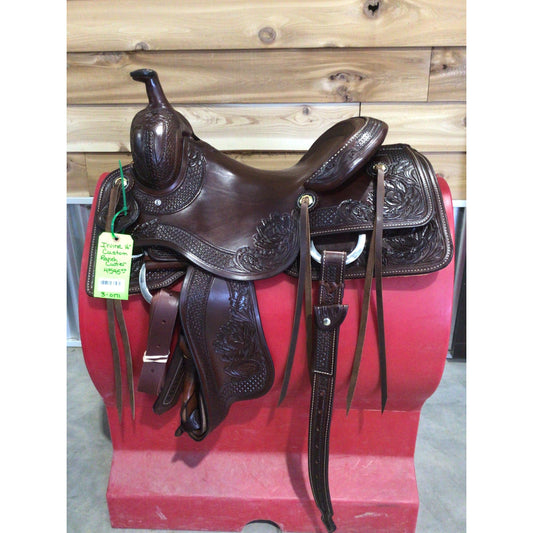 Irvine Custom 16" Ranch Cutting Saddle