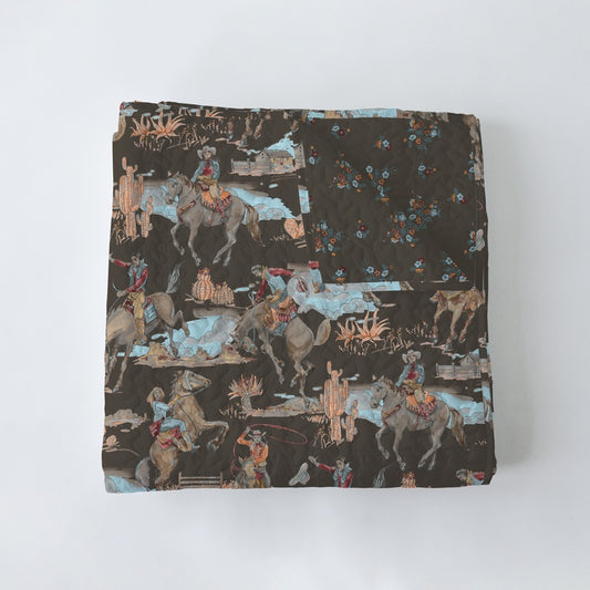Ida Mae Home Birdie Charcoal Quilt - Multiple Sizes