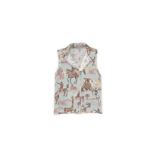 Ida Mae Home Women's Birdie Sky Ruby Vest - Multiple Colours