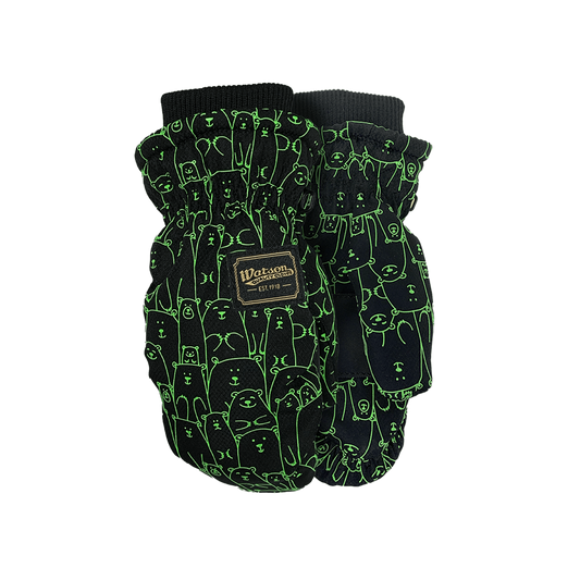 Watson Gloves L'il Bear Kids Mitts Green X-Small