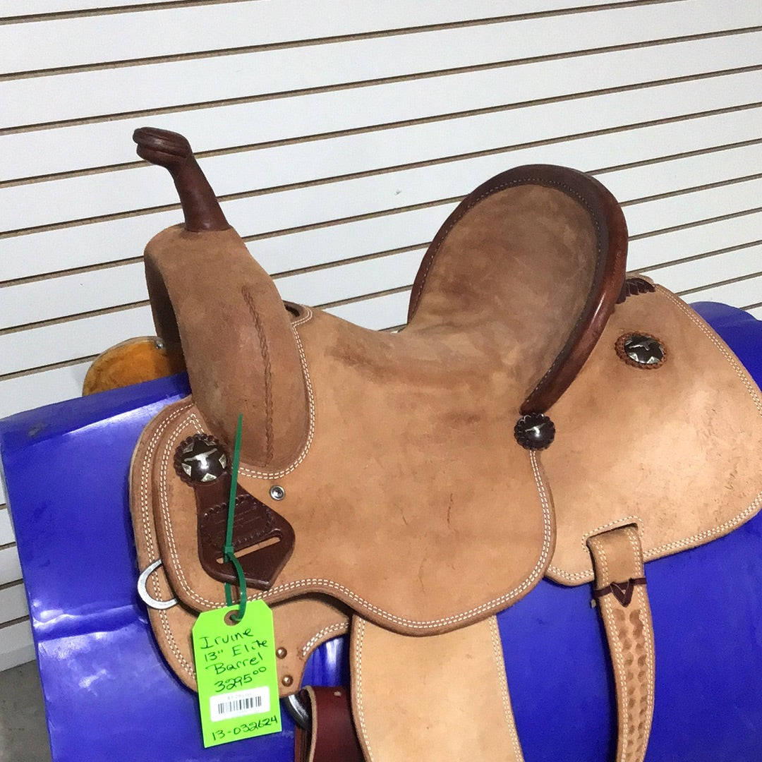Irvine Elite 13” Barrel Saddle