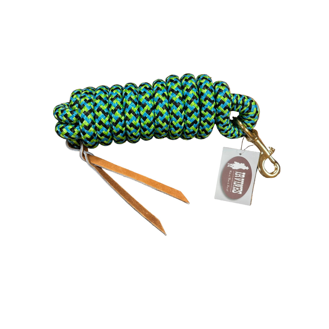 Irvine Cow Lead 9 ft 5/8" Lead w/Brass Plated Bolt Snap (Mixed Colours)