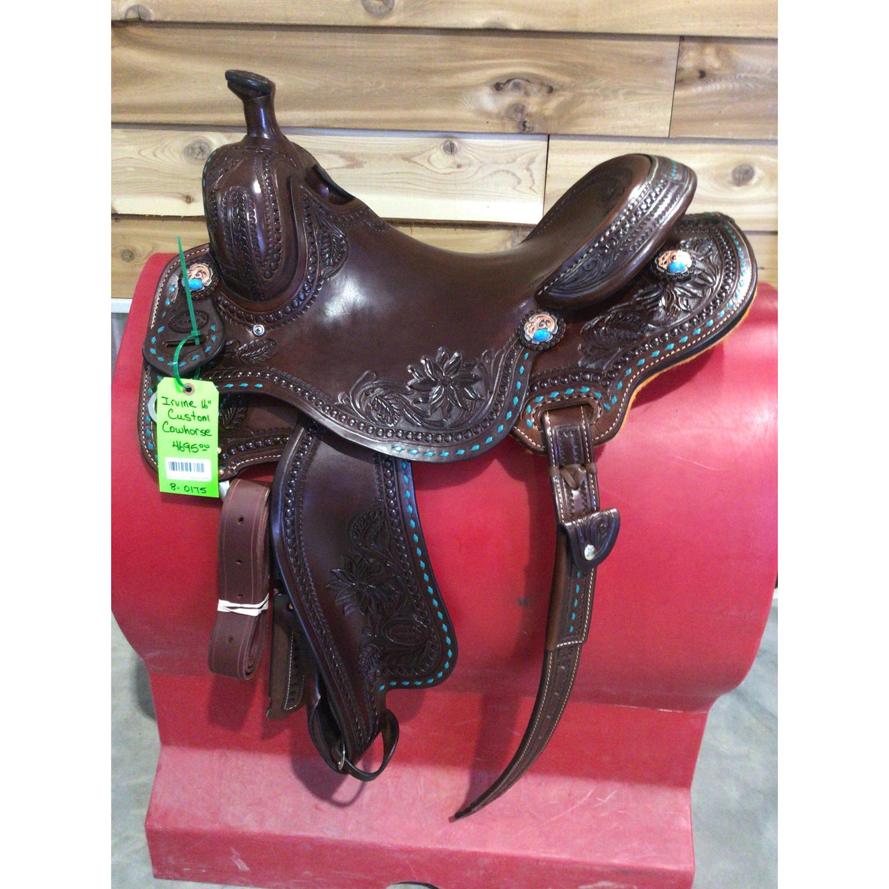 Irvine 16" Custom Cowhorse Saddle