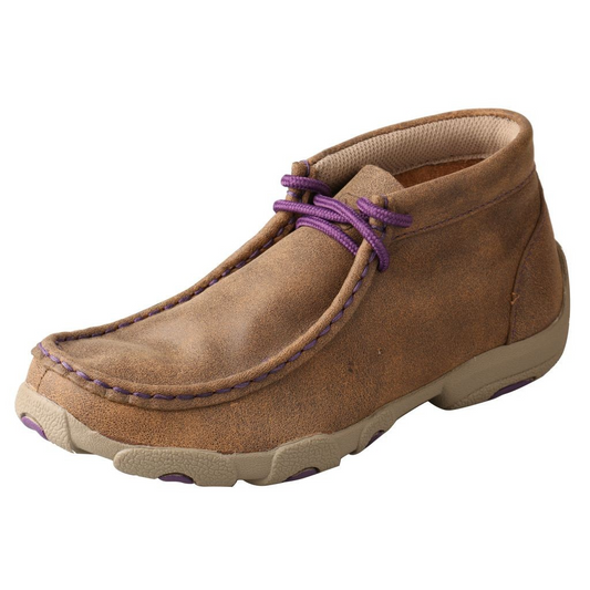Twisted X Youth Driving Moccasin D Toe - Purple