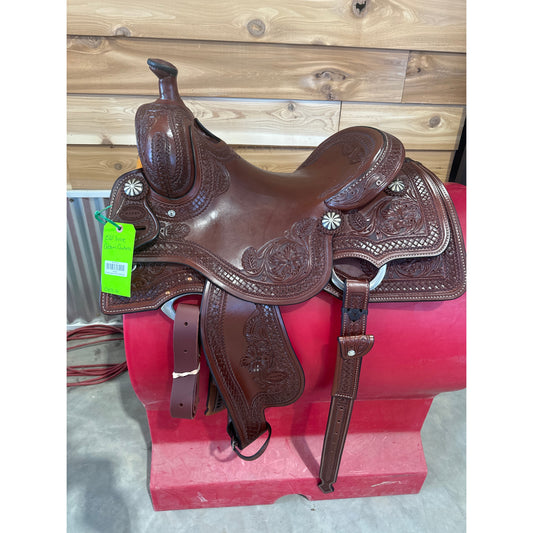Irvine Custom 15.5" Cowhorse Saddle