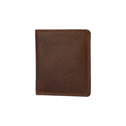 Rugged Earth Leather Bifold Wallet