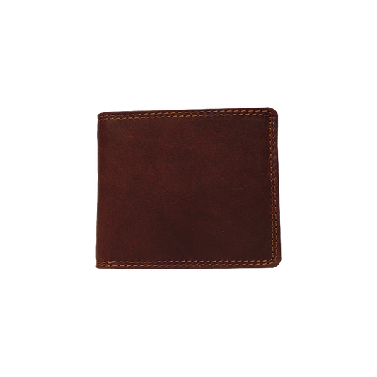 Rugged Earth Leather Bifold Wallet