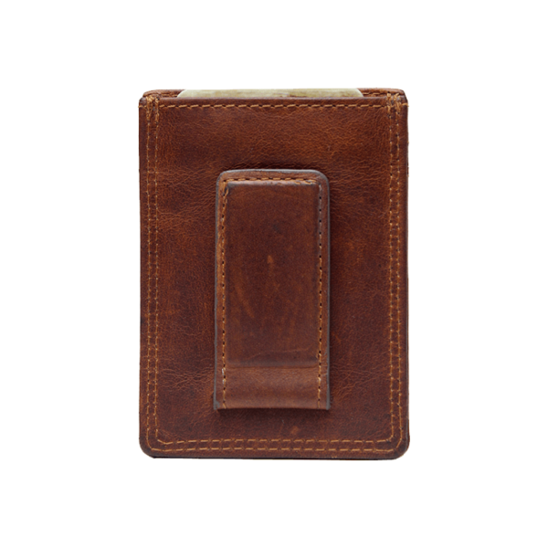 Rugged Earth Leather Money Clip Wallet