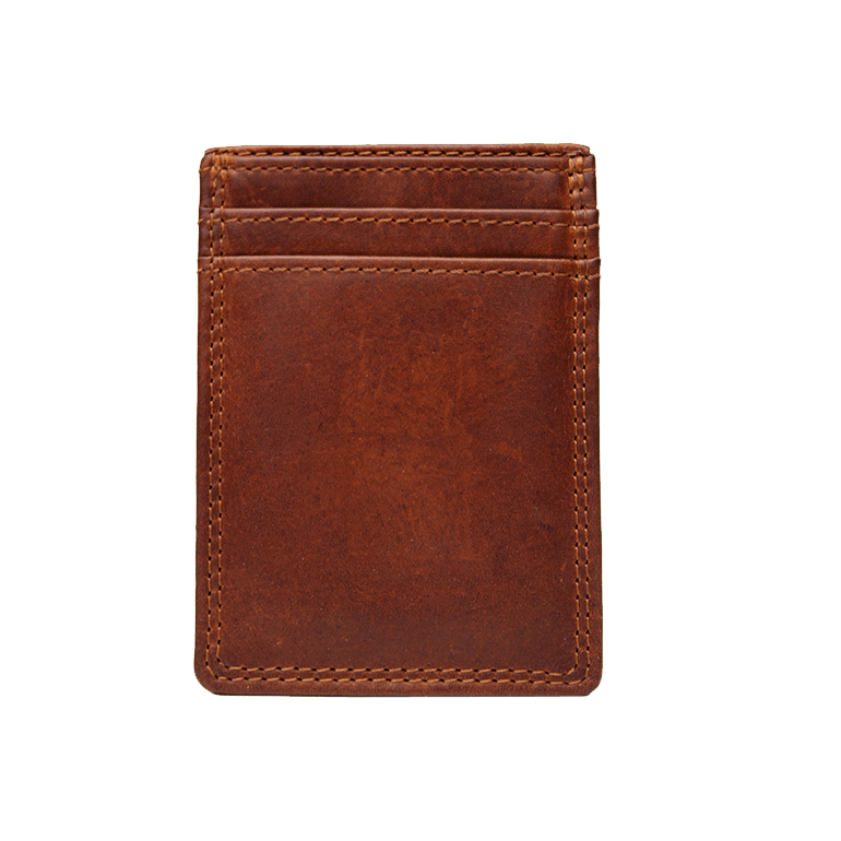 Rugged Earth Leather Money Clip Wallet