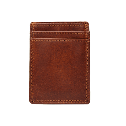 Rugged Earth Leather Money Clip Wallet