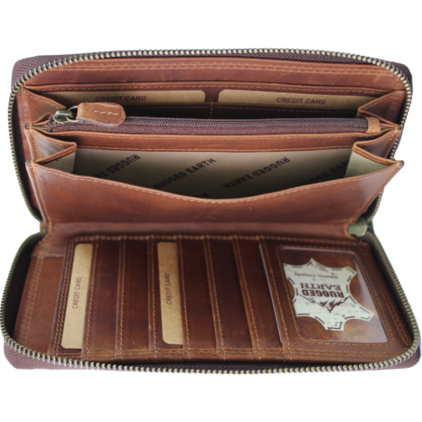 Rugged Earth Leather Wallet