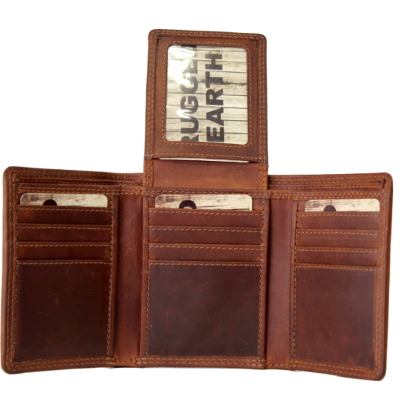 Rugged Earth Men's Fold Over Wallet