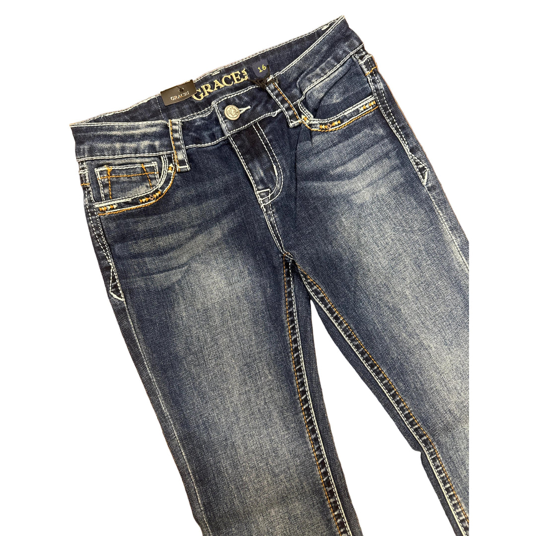 Grace in LA Girls Buttertfly M Jeans
