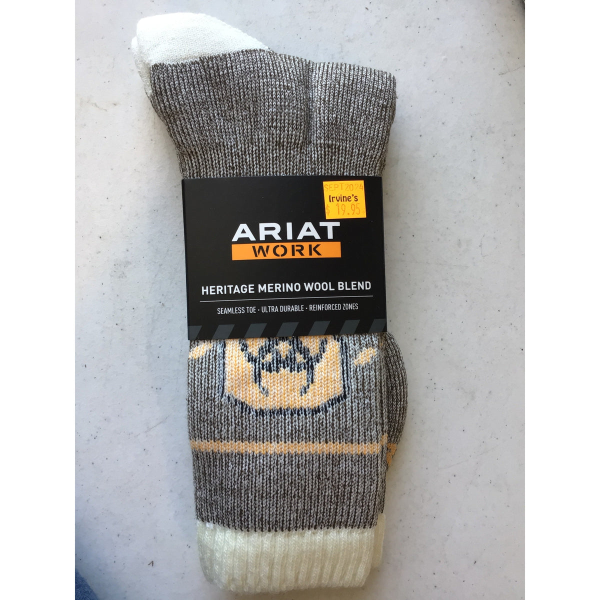 Ariat Socks - Shield Brown - Irvine Tack & Western Wear