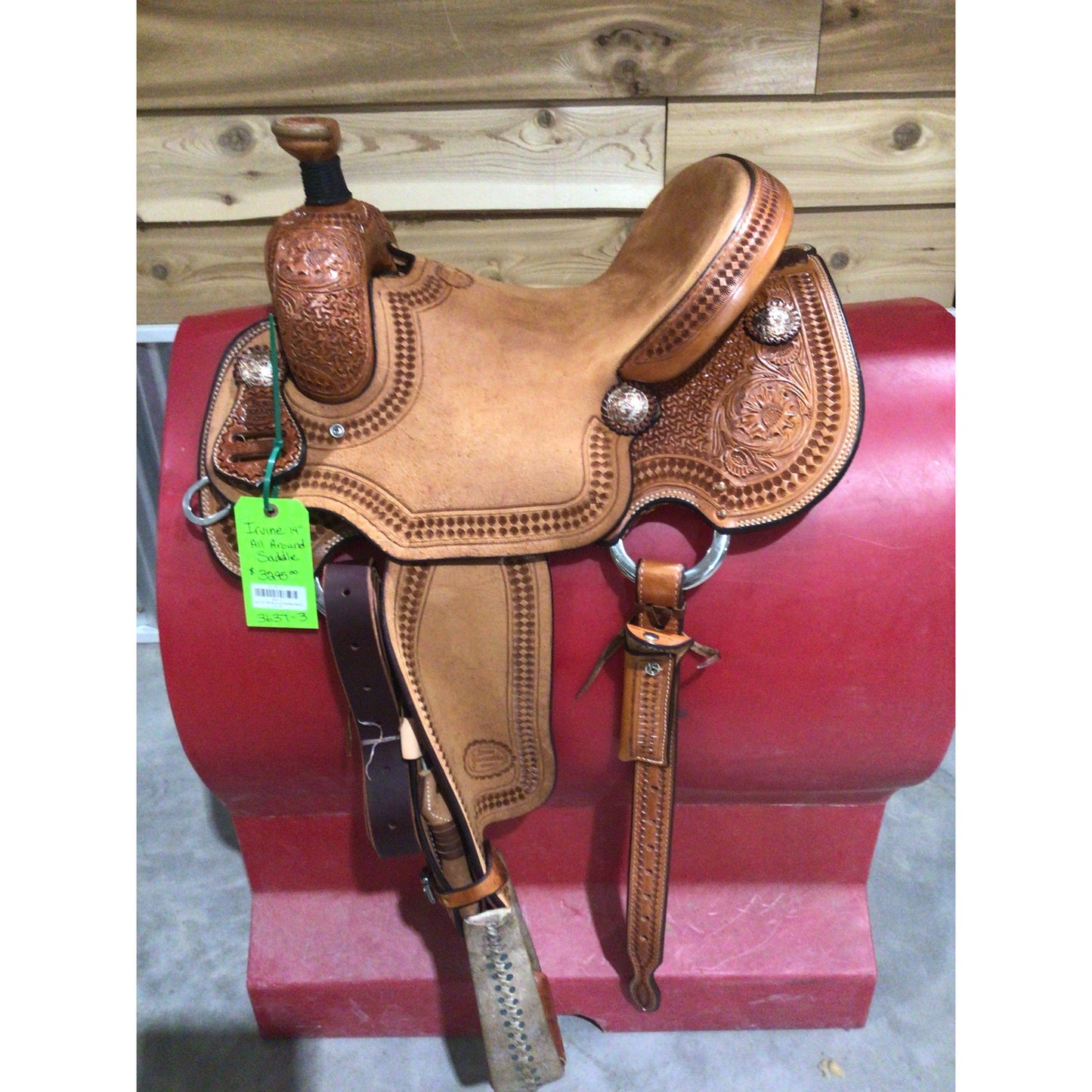 Irvine 14" All Around Saddle-Medium Oil