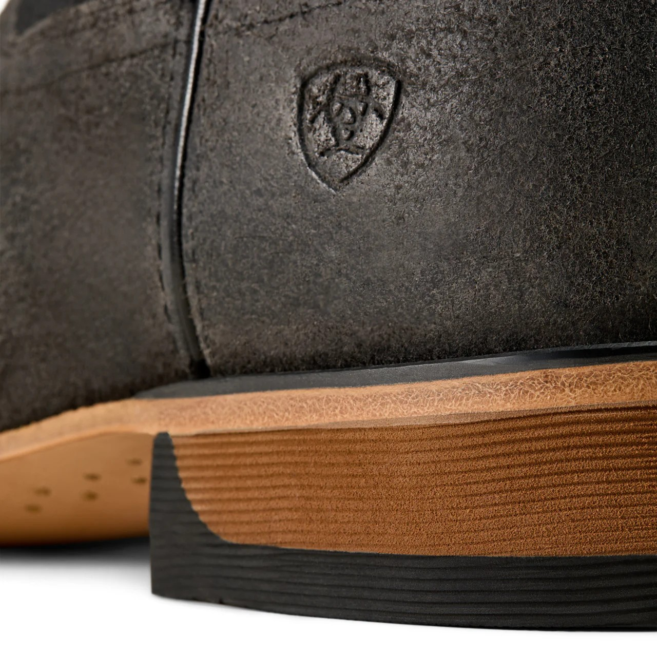 Ariat Men's Sidewinder Wide Square Toe Cowboy Boot- Grizzly Grey/Black