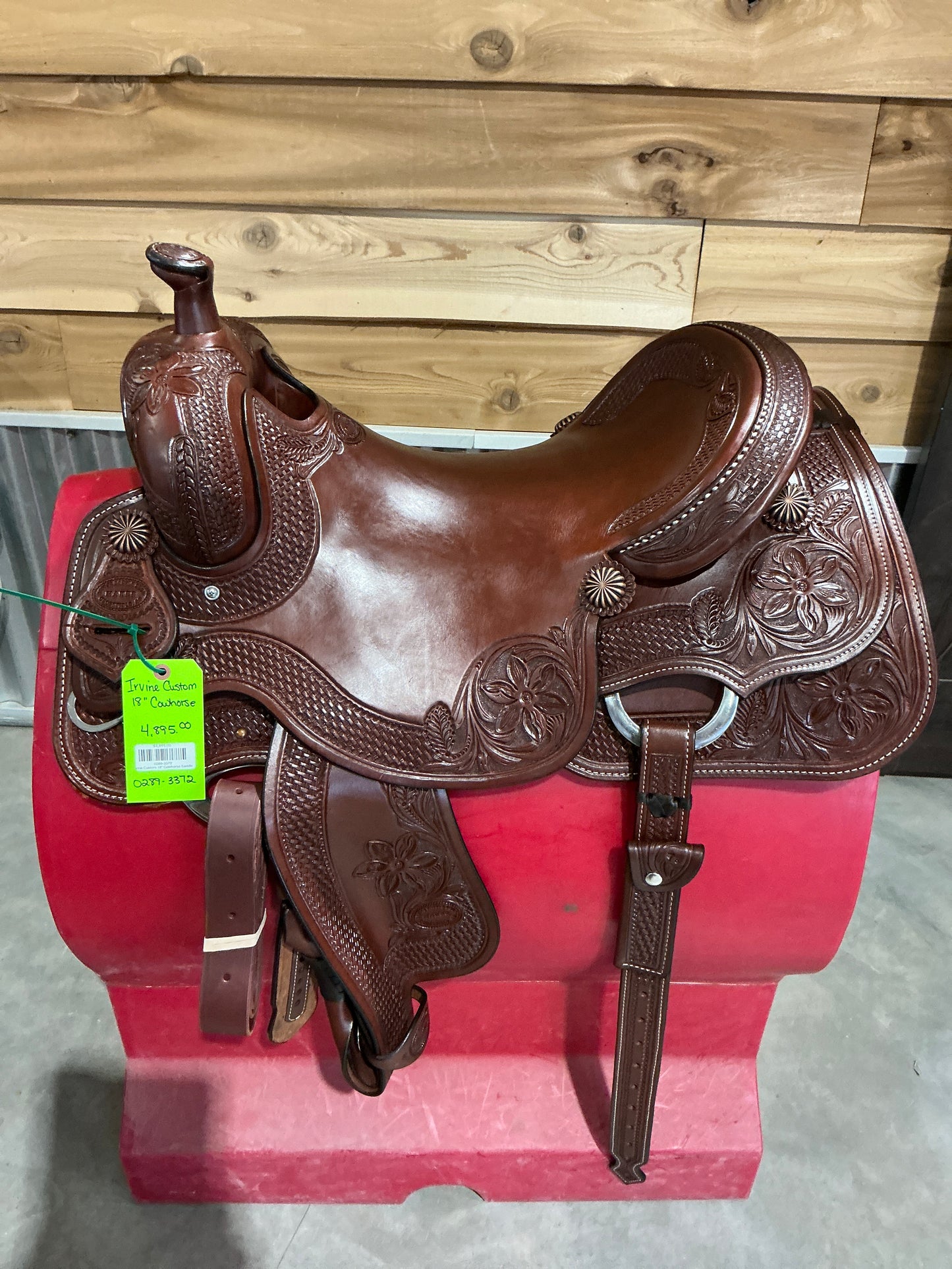 Irvine Custom 18" Cowhorse Saddle