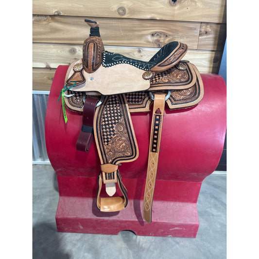 Cowboy Pro Kids Rop/All Around Saddle