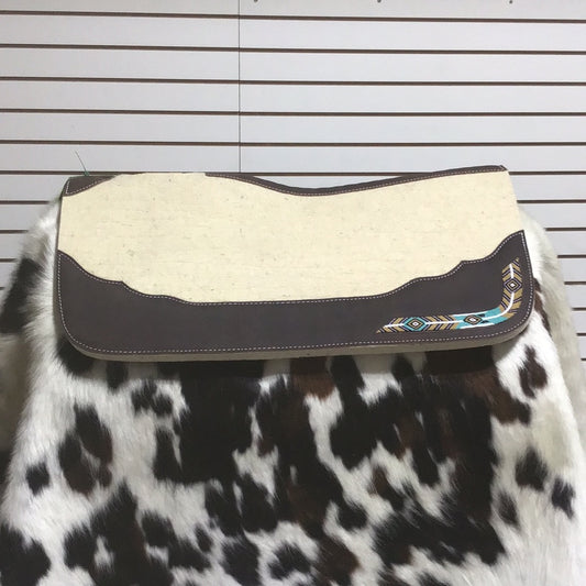 Wool Felt Pad w/Beads