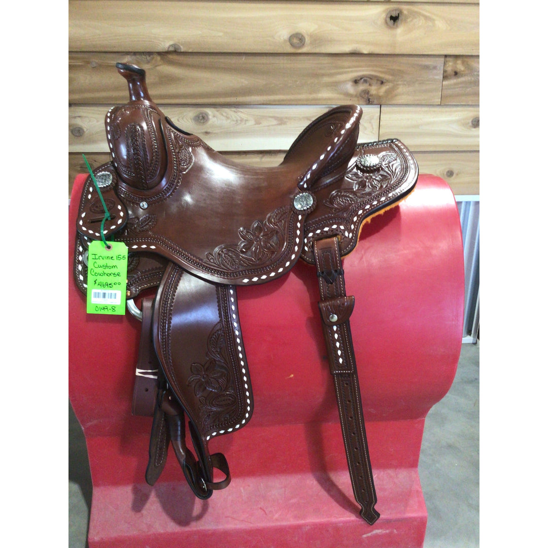 Irvine Custom 15.5" Cowhorse Saddle