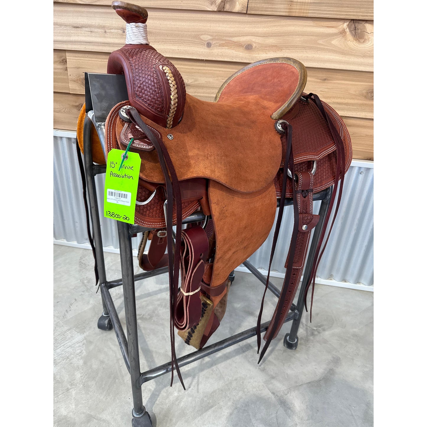 Irvine's 15" Association Ranch Saddle
