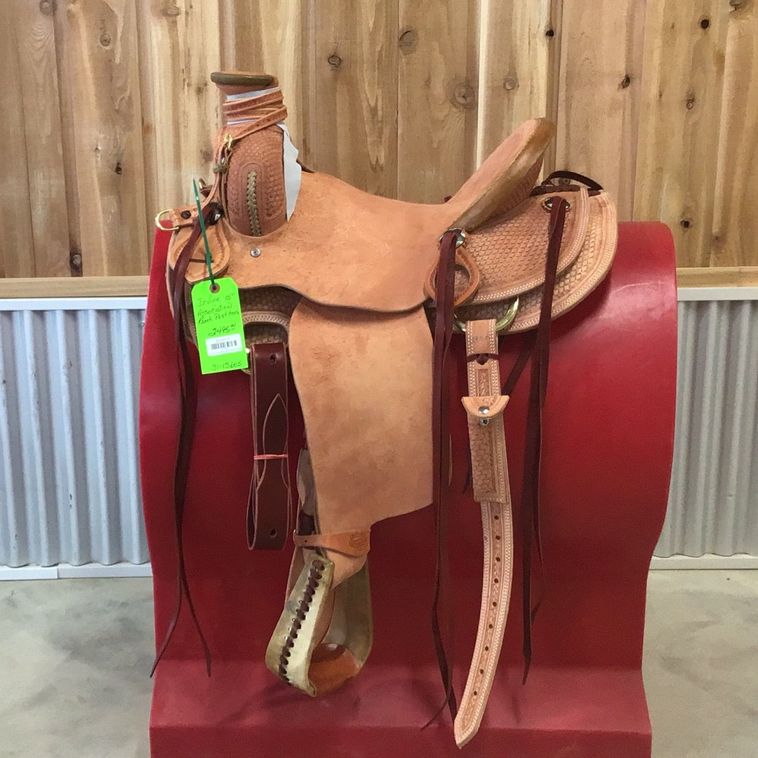 Irvine 15"  Association Modified Ranch Saddle - Post Horn