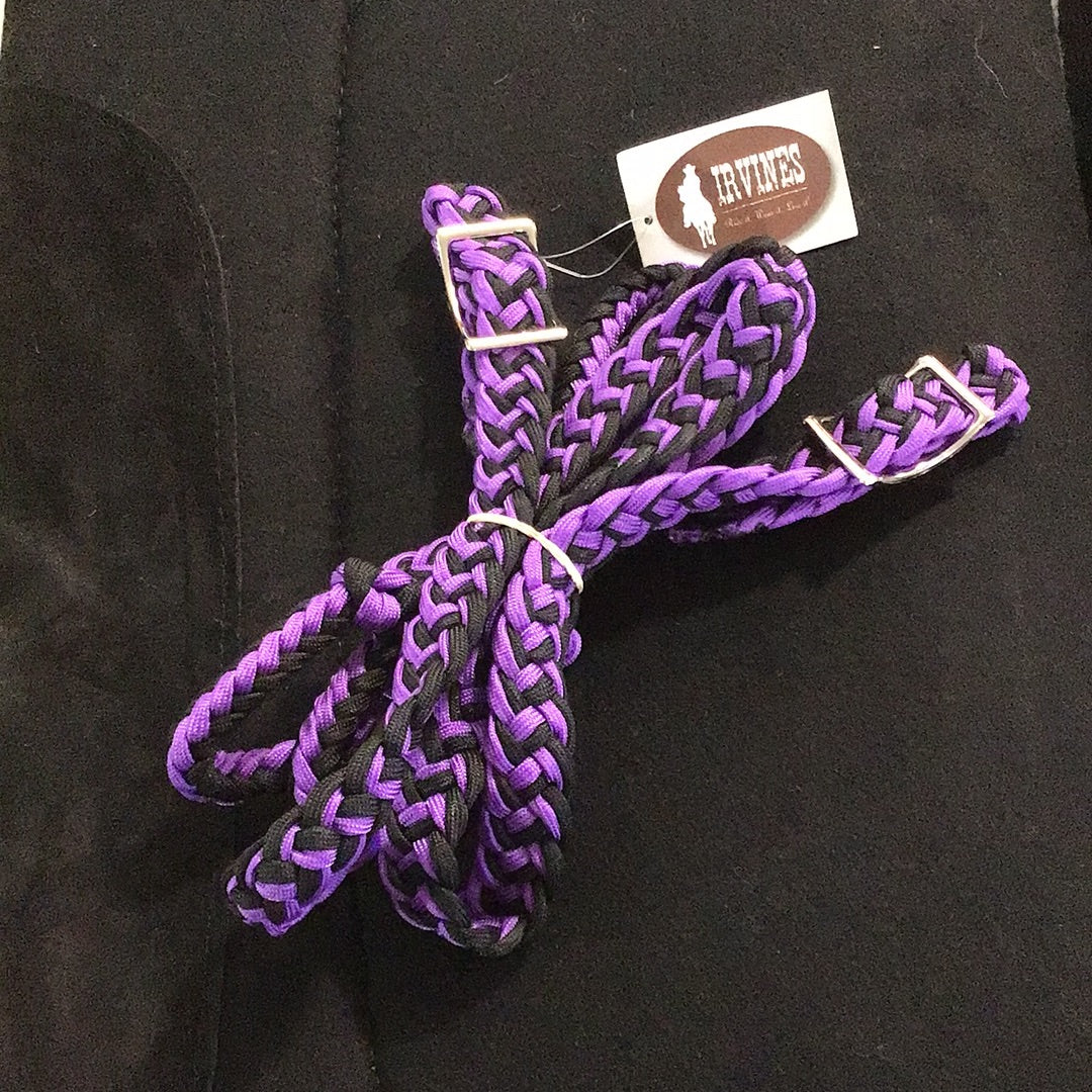 Irvine Braided Barrel Rein - Irvine Tack &amp; Western Wear