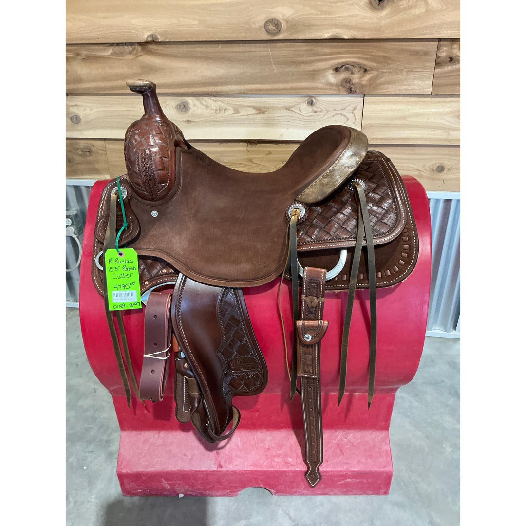 R. Ruelas Custom 15.5" Ranch Cutter - Irvine Tack &amp; Western Wear