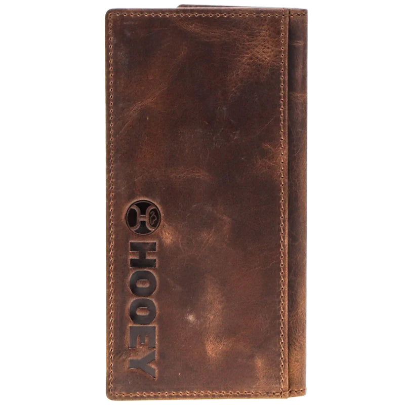 Hooey Men's Hooey 2.0 Rodeo Wallet - Brown w/Black & Turquoise