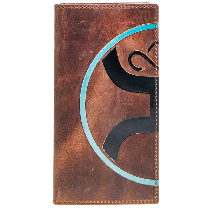 Hooey Men's Hooey 2.0 Rodeo Wallet - Brown w/Black & Turquoise