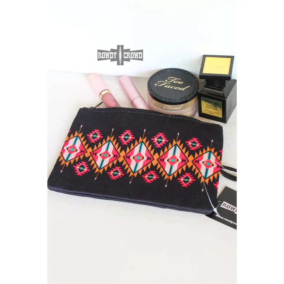 Rowdy Crowd Small Makeup Bag - Open Range