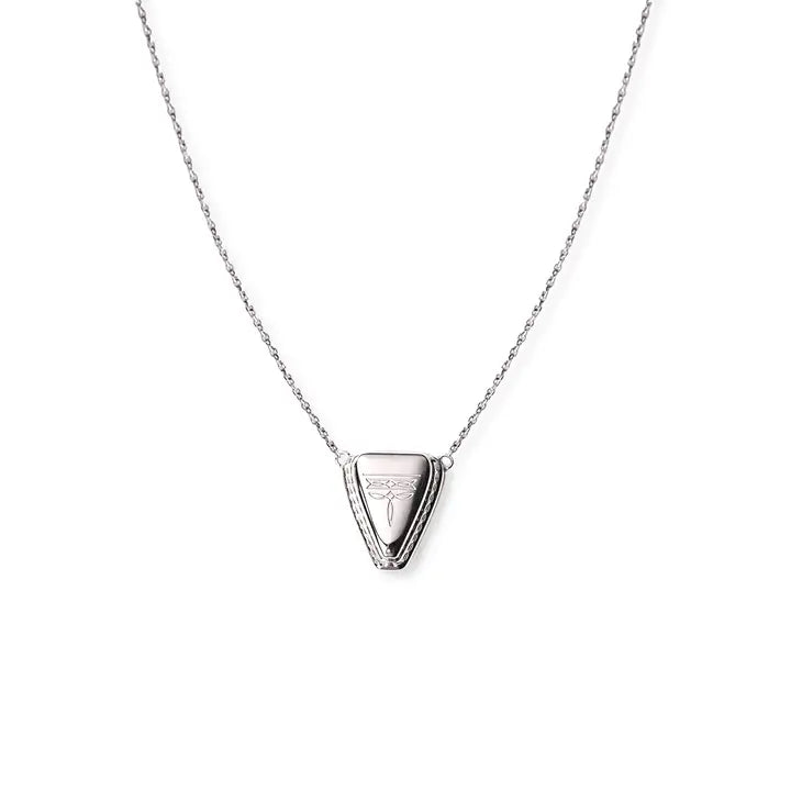 Kendall Snip Toe Necklace- Silver