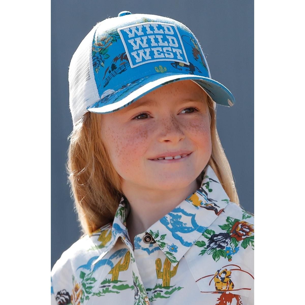 Cinch Girl's Trucker Cap - Light Blue