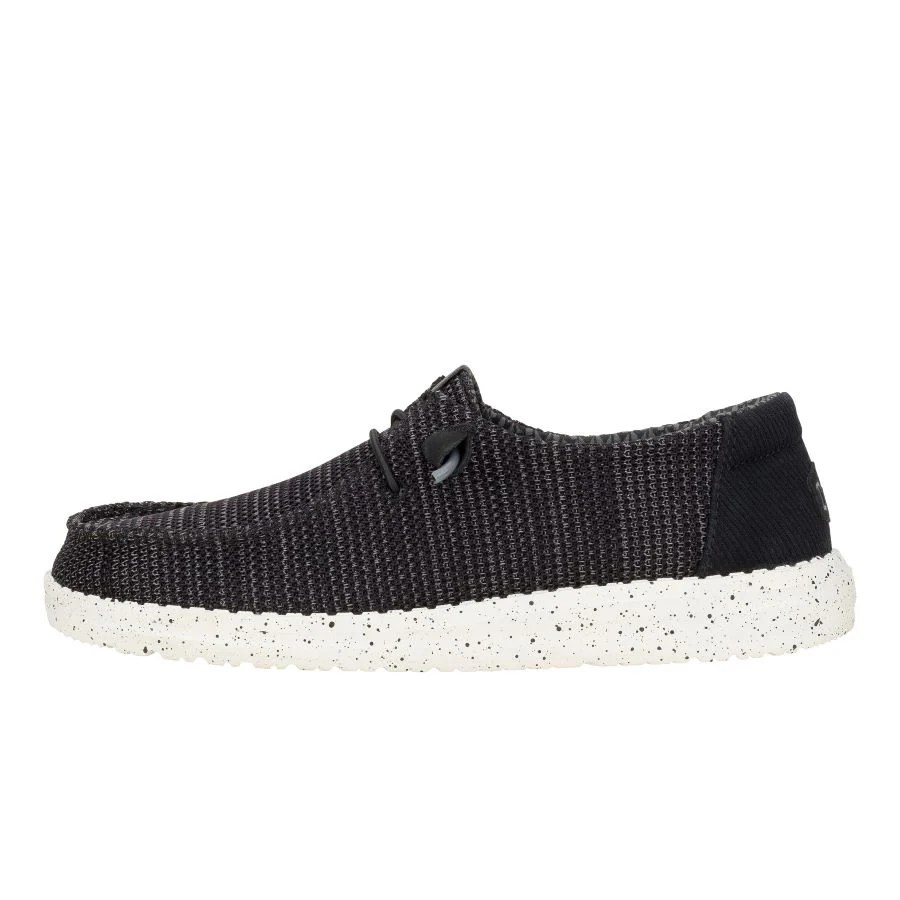 Hey Dude Women's Wendy Wide Stretch Sox- Black/White