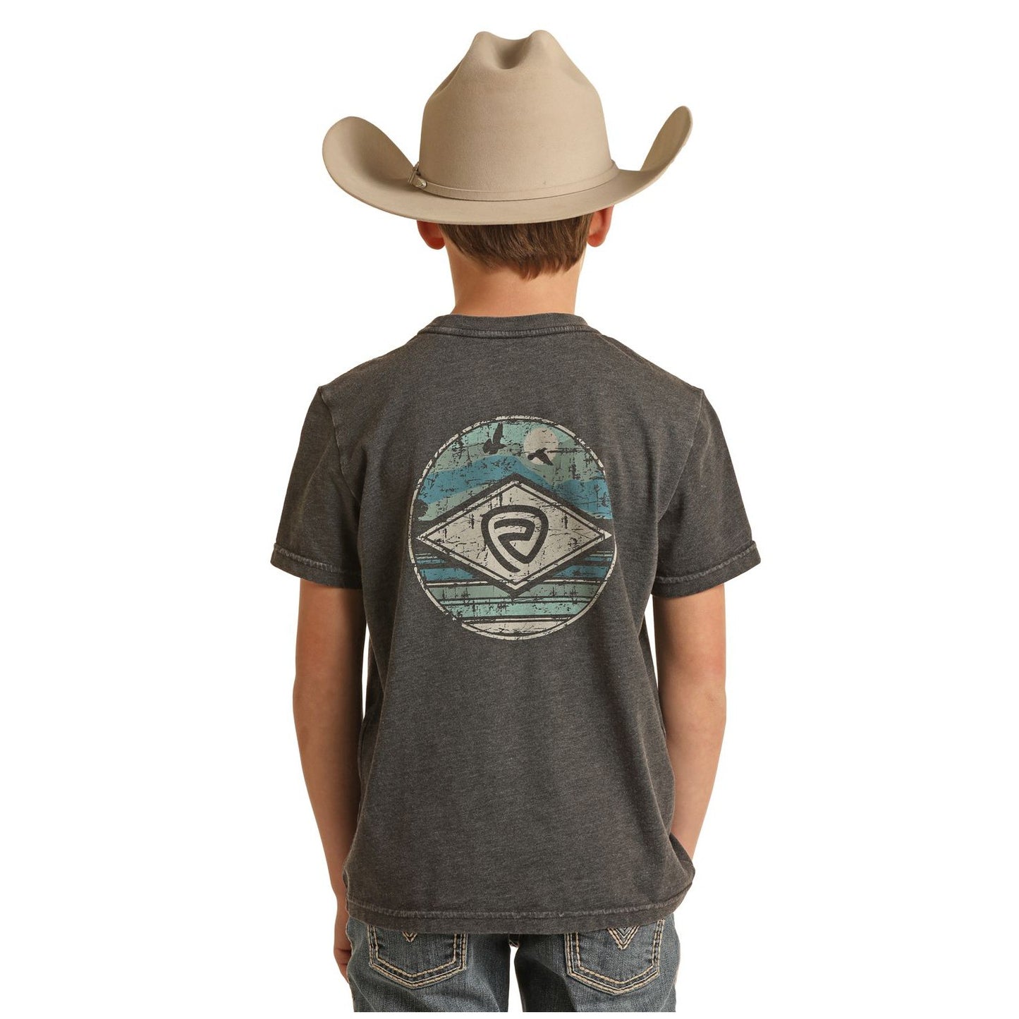 Rock & Roll Boy's Graphic Tee - Black