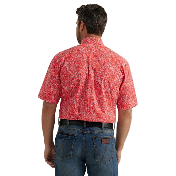 Wrangler Men's George Strait 1 Pocket Short Sleeve Shirt