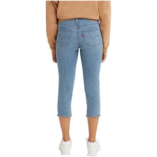 Levi Women's 311 Mid Rise Shaping Skinny Capris - Light Wash