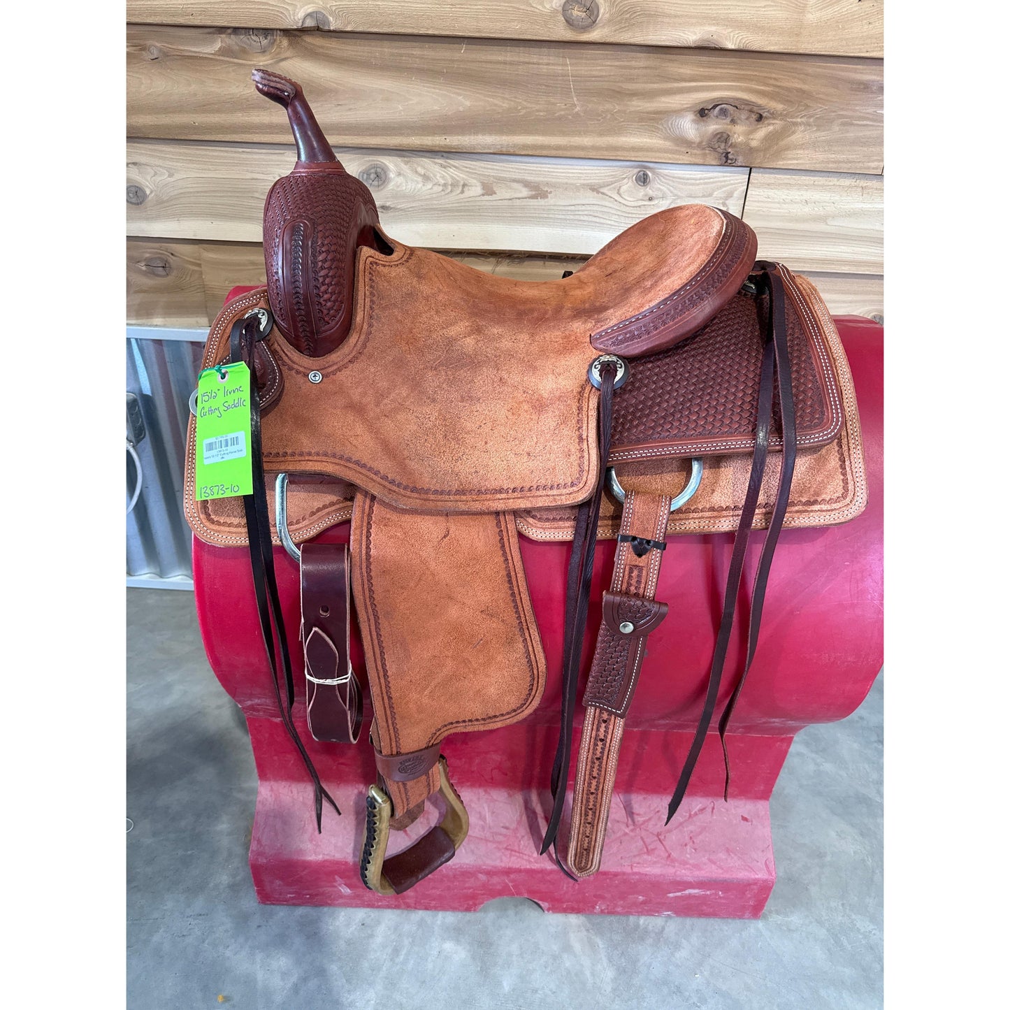 Irvine's 15 1/2" Cutting Horse Saddle