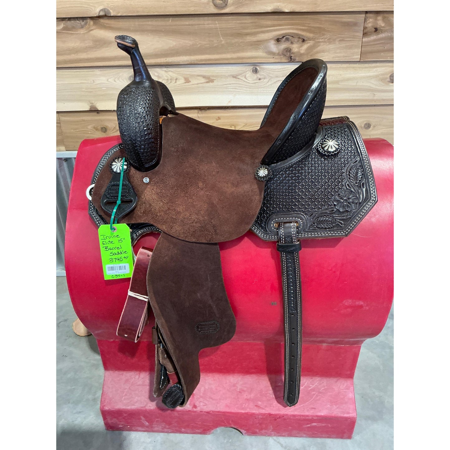Irvine Elite 15" Barrel Saddle - Irvine Tack & Western Wear