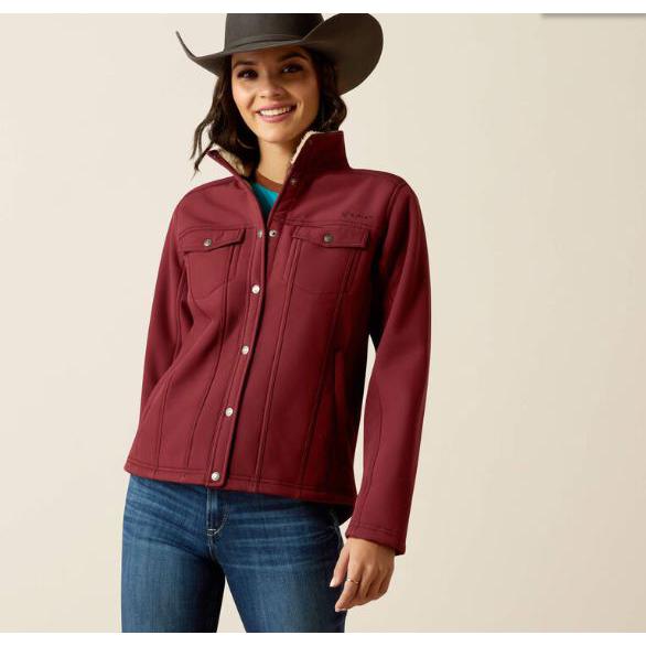 Ariat Women's Berber Back Softshell Jacket - Tawny Port