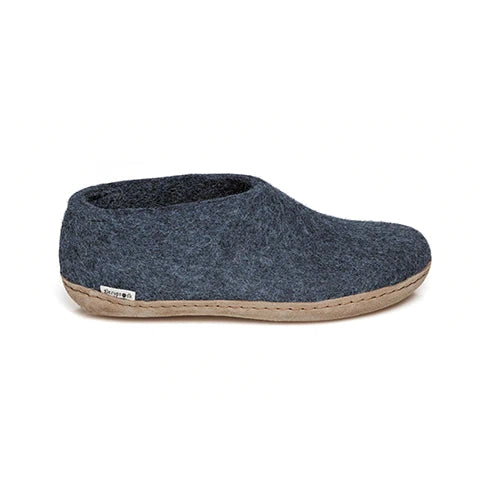 Glerups Leather Sole Shoes - Denim - Irvine Tack &amp; Western Wear