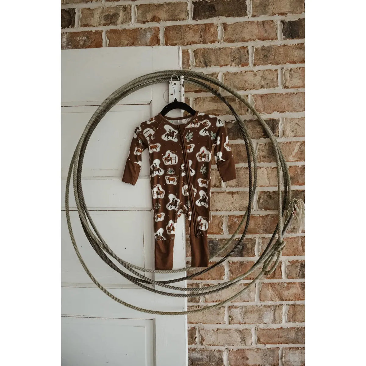 Boots & Bows Ranchin' Around Infant Sleeper