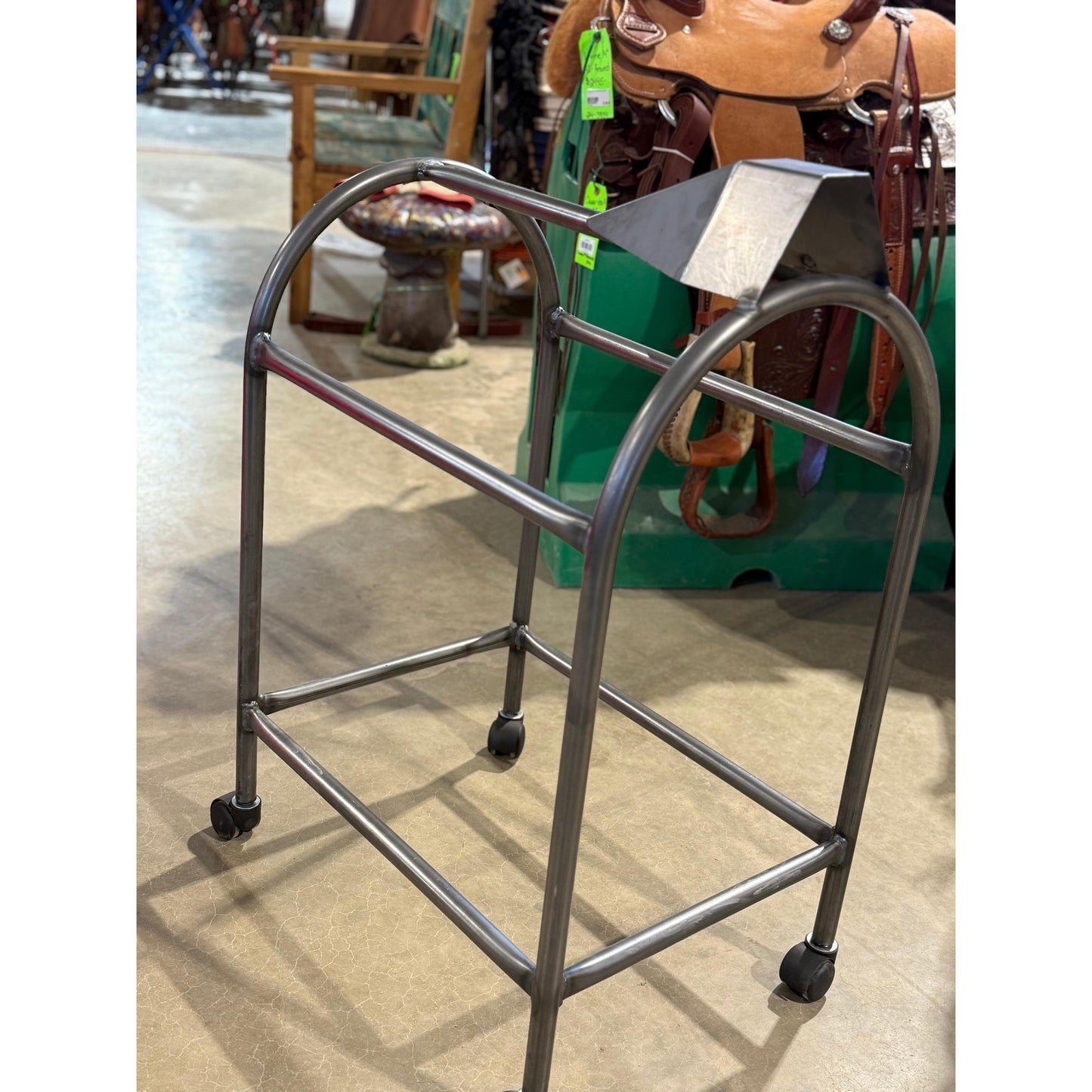 Saddle Stand W/ Swivel Castors